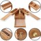 7 Elements Wooden Multi-Function Artist Tool and Brush Storage Box - Beechwood Art Supply Organizer with Drawers